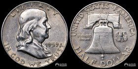 Estados Unidos. ½ Dolar "Franklin". 1964.