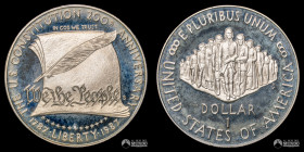 Estados Unidos. 1 Dolar. 1987. Bicentenario de la Constitucion.