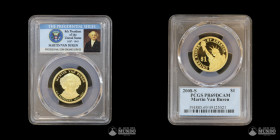 Estados Unidos, San Francisco. 1 Dolar "Presidencial". 2008. Martin Van Buren. PCGS PR69 DCAM.