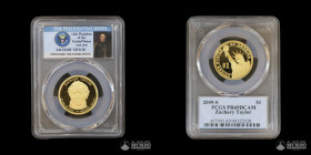 Estados Unidos, San Francisco. 1 Dolar "Presidencial". 2009. Zachary Taylor. PCGS PR69 DCAM.