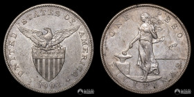 Filipinas. 1 Peso. 1904. Ocupacion estadounidense.
