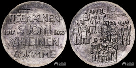 Finlandia, Helsinki. 10 Marcos. 1977. 60° Aniversario de la Independencia.