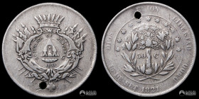 Honduras, Tegucigalpa. 50 Centavos. 1871.
