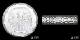 Israel. Rollo original de cincuenta monedas de 1 Agorot. 1960-1980.