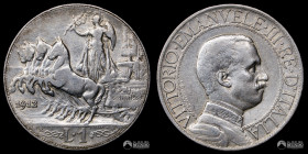Italia, Roma. 1 Lira. 1912 (Victor Manuel III).