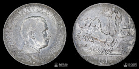 Italia, Roma. 1 Lira. 1913 (Victor Manuel III).