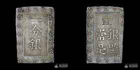Japon. 1 Bu "Tenpō Ichibugin". 1837-1868.