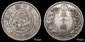Japon, Osaka. 50 Sen. 1898 (Mutsuhito).
