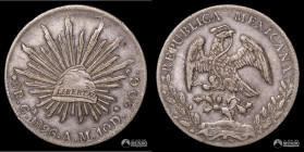 Mexico, Cualican. 8 Reales. 1896. AM.