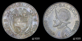 Panama. ½ Balboa. 1962.