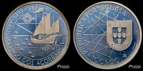 Portugal, Lisboa. 100 Escudos. 1989. Descubrimientos portugueses - Islas Azores.