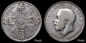 Reino Unido, Londres. 1 Florin. 1911 (Jorge V).
