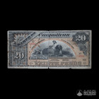 Chile, Banco de Caupolican. 20 Pesos. Circa 1870.