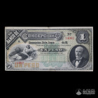Chile, Banco de Concepcion. 1 Peso. 1877.
