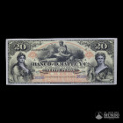 Chile, Banco de D. Matte y Cia. 20 Pesos. 1875.