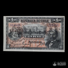 Chile, Republica (Ministerio de Hacienda). 1 Peso. 1904.