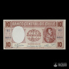 Chile, Banco Central. 10 Pesos. 1931.