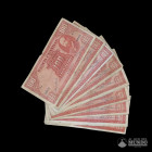 Chile, Banco Central. Lote de veinte billetes a catalogar: 100 Pesos. 1939-1947.