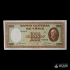 Chile, Banco Central. 1.000 Pesos. 1947.