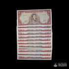 Chile, Banco Central. Lote de doce: 5 Escudos. 1970 -1973.