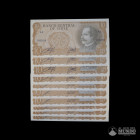 Chile, Banco Central. Lote de diez: 10 Escudos. 1973-1974.