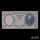Chile, Banco Central. 50 Pesos. 1981. REPOSICION.