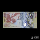 Estados del Caribe Oriental, Banco Central. 2 Dolares. 2023. 40 Años del Banco Central. POLIMERO.