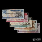 Republica Dominicana, Banco Central. Lote de cinco especimenes de distintas denominaciones. 2006.
