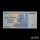 Zimbabue, Banco de Reserva. 100.000.000.000.000 de Dolares. 2008.