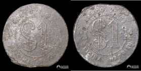Chile, Negreiros. Ficha: Oficina Napried - 1 Peso. S/F.