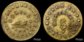 Chile, Tamaya. Ficha: Mina de los Patos (Carlos Castex) - 5 Centavos. S/F.