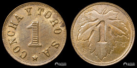 Chile. Ficha: Viña Concha y Toro - 1 Centavo. S/F.