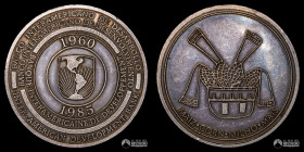Austria. Medalla: 25 años del Banco Interamericano de Desarrollo. 1985.