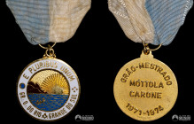 Brasil. Medalla: Rio Grande do Sul. Grao Mestrado (Mottola Carone). 1974.