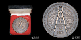 Canada. Medalla: Centenario de la Ingenieria en Canada. 1987.