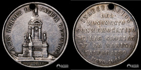 Chile. Medalla: Inaguracion del Monumento a las Glorias Navales. 1886.
