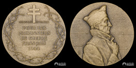 Chile, Santiago. Medalla: Pour les prisonniers de guerre français. 1944.