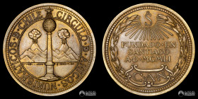 Chile, Santiago. Medalla: Circulo de Amigos Numismaticos. 1951.
