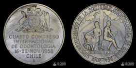 Chile, Santiago. Medalla: IV Congreso Internacional de Odontologia. 1958.