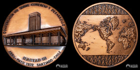 Chile, Santiago. Medalla: III Conferencia de las Naciones Unidas sobre Comercio y Desarrollo. 1972.