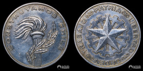 Chile, Santiago. Medalla: Construyamos Chile. 1975.