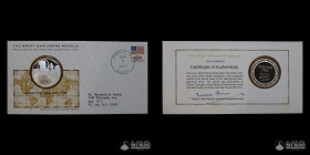 Estados Unidos. Medalla: Grandes Exploradores - Zebulon Pike. 1975.