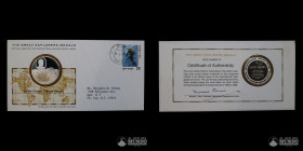 Estados Unidos. Medalla: Grandes Exploradores - Sven Hedin. 1975.