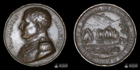 Francia. Medalla: Napoleon Bonaparte - Memorial de Santa Helena. 1815.