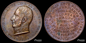 Peru. Medalla: Lima al General San Martin. 1898.