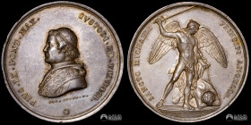 Santa Sede. Medalla: Pio IX - Santo Michaeli, Custodi et Vindici. S/F.