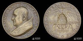 Santa Sede (Ciudad del Vaticano). Medalla: Coronacion de Juan XXIII. 1958.