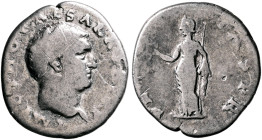 Otho, 69. Denarius (Silver, 19 mm, 2.65 g, 6 h), Rome, 15 January-16 April 69. IMP OTHO CAESAR AVG TR P Bare head of Otho to right. Rev. SEC[VRI]TAS P...