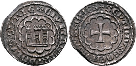 County of Tripoli. Bohémond VII, 1275-1287. Half Gros (Silver, 20 mm, 2.12 g, 6 h). ✠ SEPTIMVS:BOEMVNDVS COMES Cross in twelve-foil. Rev. ✠ CIVITAS:TR...