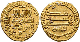 'Abbasid Caliphate. temp. Al-Rashid, AH 170-193 / AD 786-809. Dinar (Gold, 18 mm, 3.95 g), [Misr], AH 193 = AD 808/9. ‘lā ilāha illā / Allāh waḥdahū /...